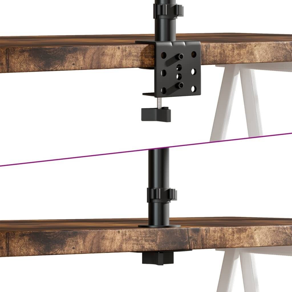 vidaXL Monitorhalterung Schwarz Stahl VESA 75/100 mm-6