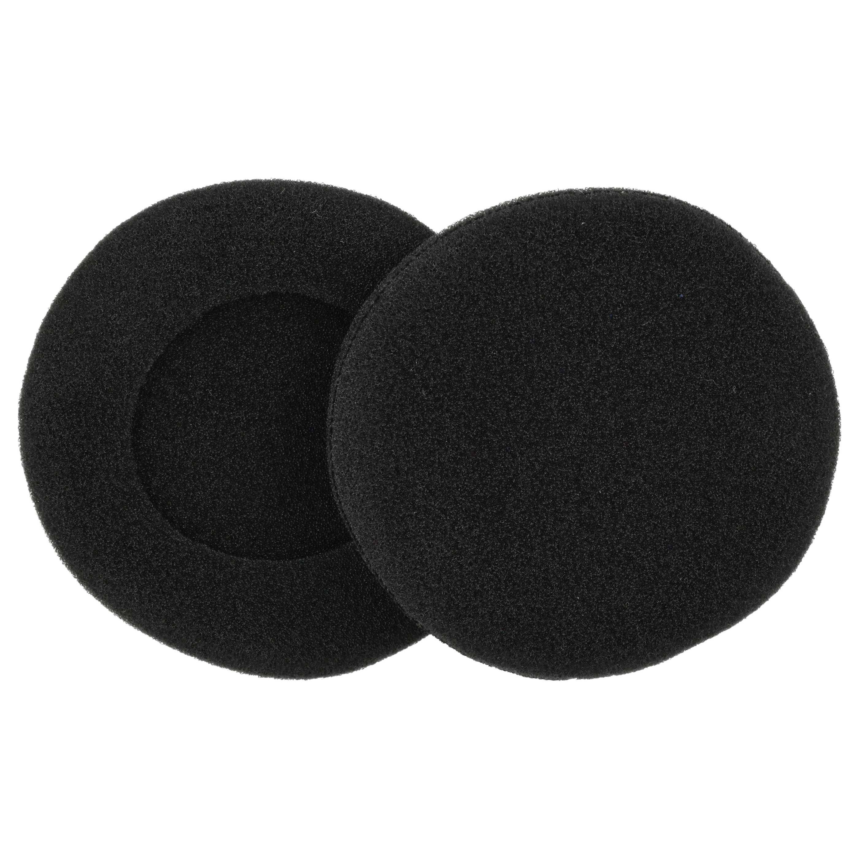 vhbw Ohrpolster kompatibel mit Koss Porta Pro Kopfhörer Headset, Schaumstoff Schwarz