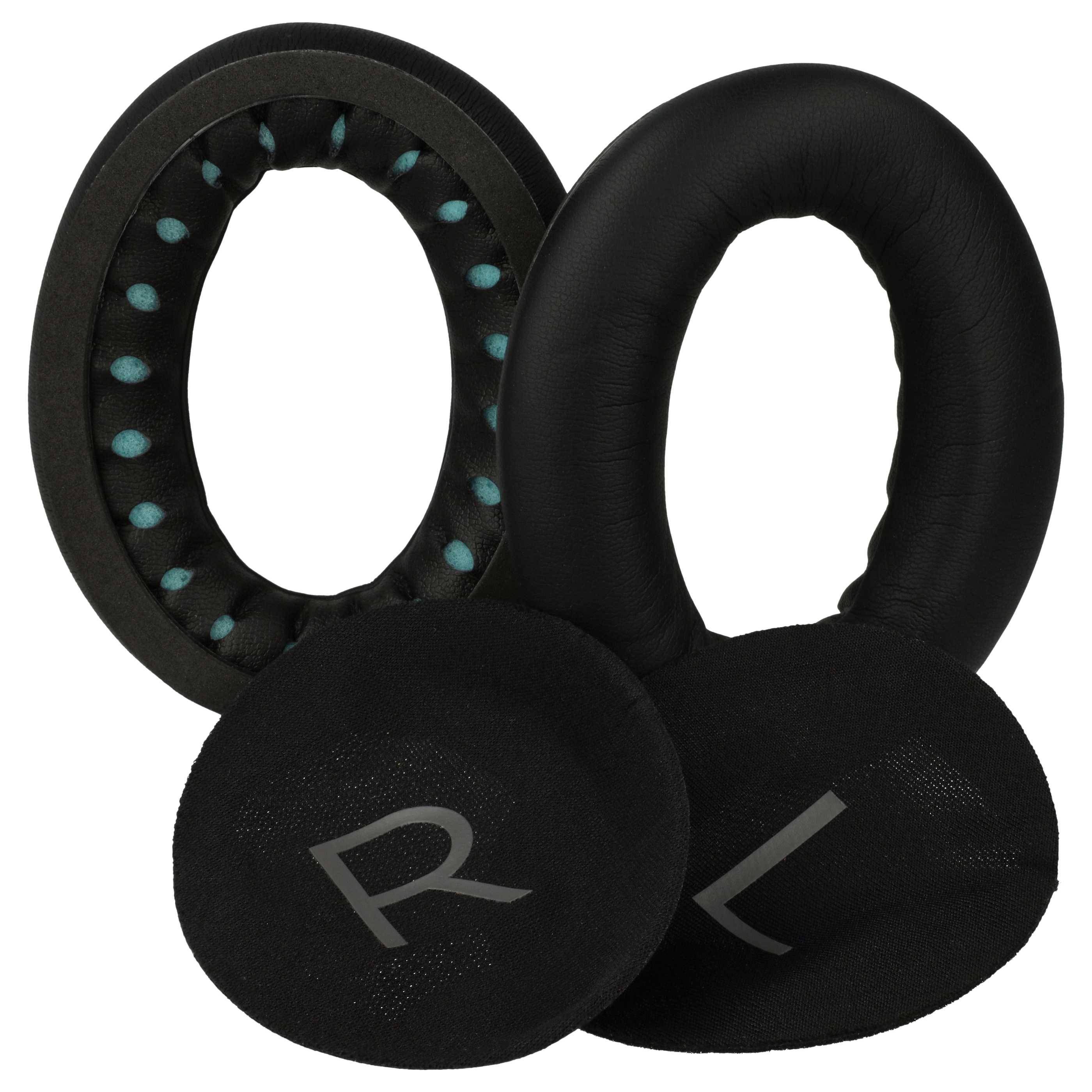 vhbw 2x Ohrpolster kompatibel mit Bose QuietComfort | QuietComfort 45, QC45 Kopfhörer Headset, Schaumstoff / Kunstfaser-0