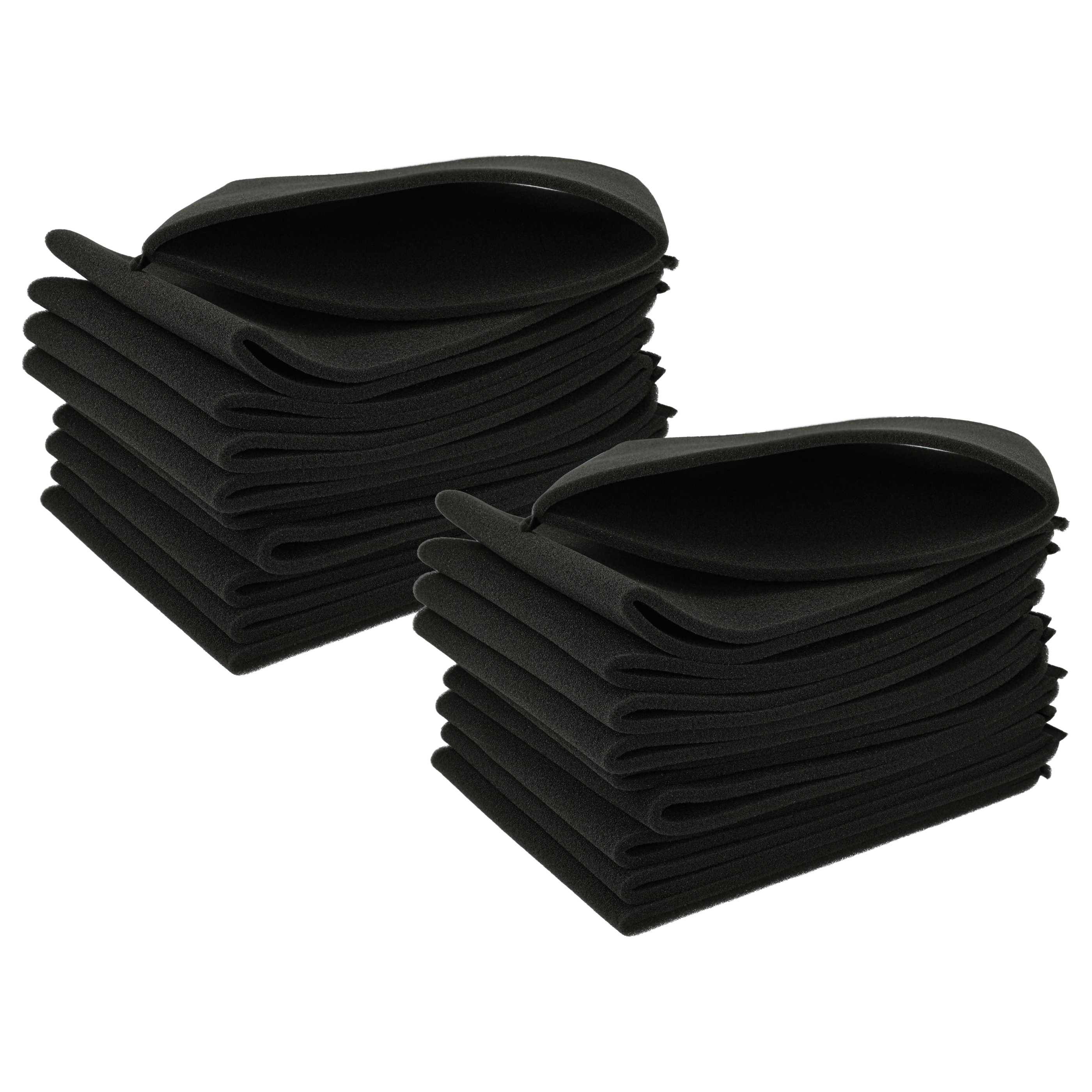 vhbw 20x Staubsaugerfilter kompatibel mit Einhell BT-VC 1115 | BT-VC 1215 S, BT-VC 1100 S, BT-VC 1115 / 2 Staubsauger --0