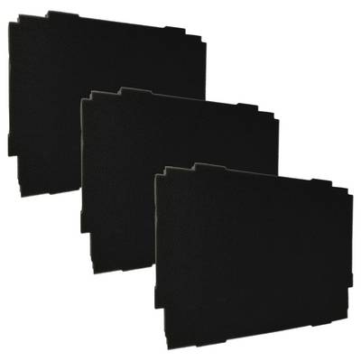 vhbw 3x Schaumstoffeinlage kompatibel mit Hikoki Hit Case I-IV Werkzeugkoffer - Individuell Anpassbar, Schaumstoff-0