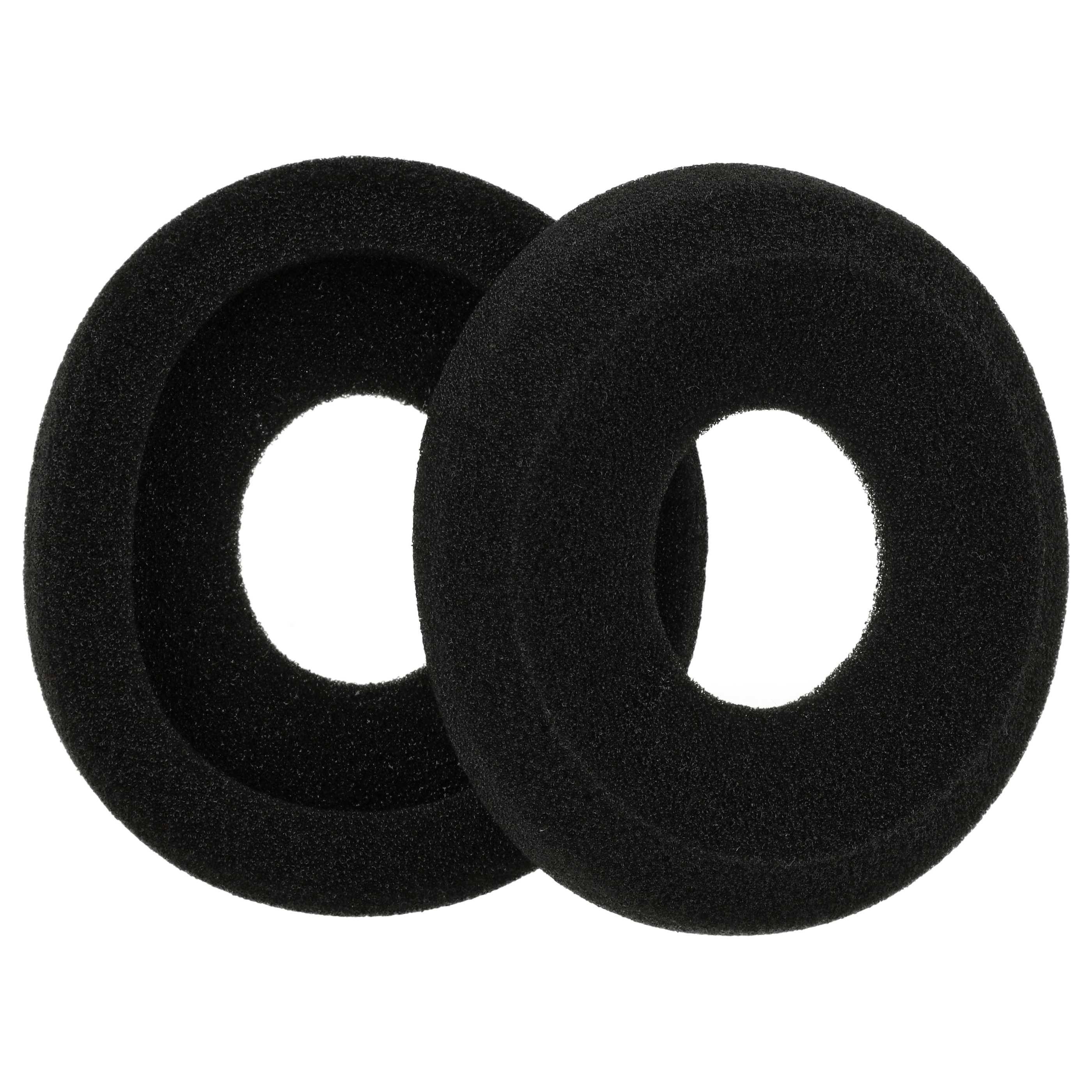 vhbw 2x Ohrpolster kompatibel mit Plantronics Blackwire C225 Kopfhörer Headset, Schaumstoff Schwarz