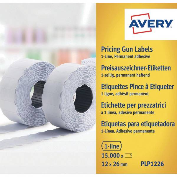 Endlosetikett 12x26mm 15.000 St./Pack. - Artikel: 129214501