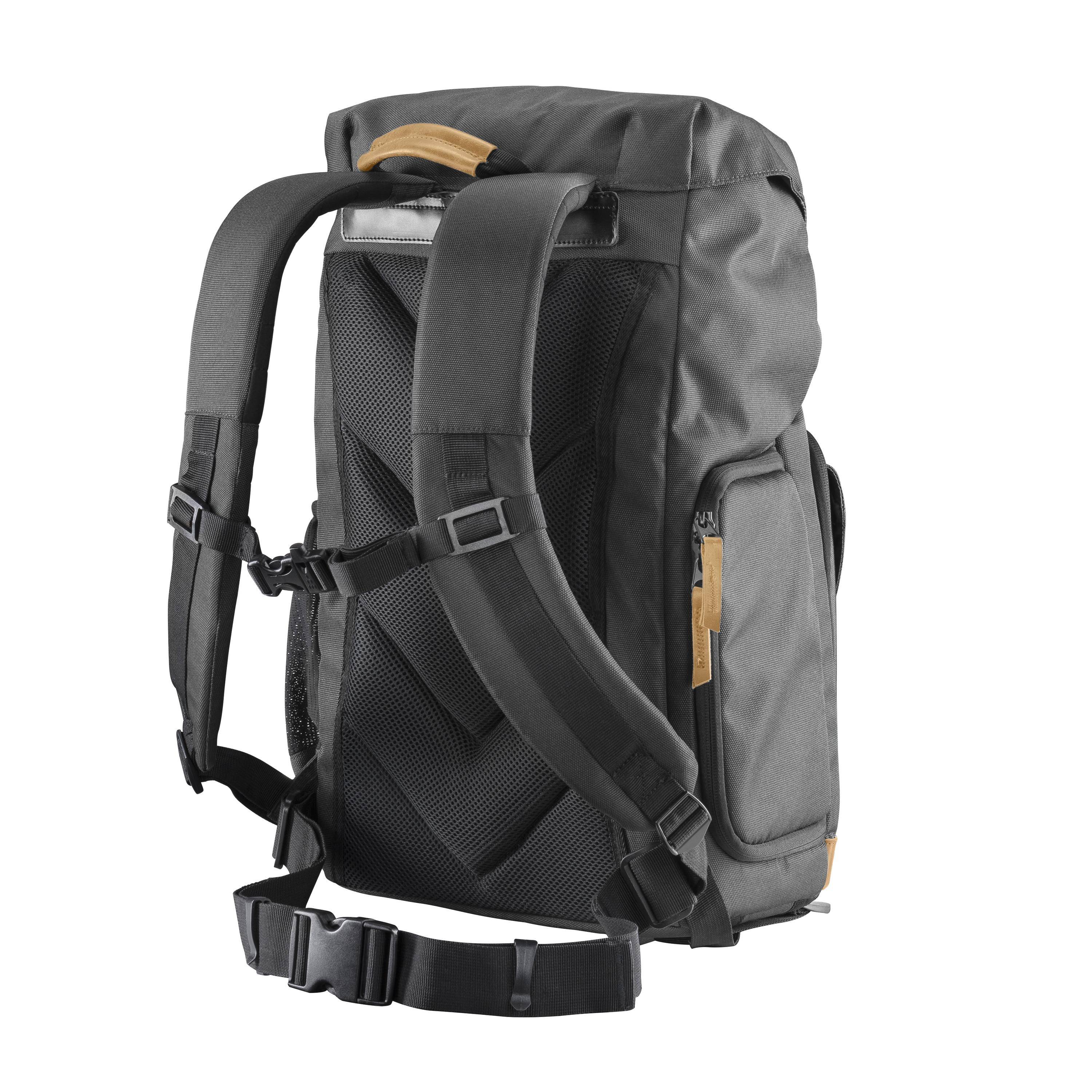 mantona Luis - Rucksack für Kamera - Nylon, Leder-3