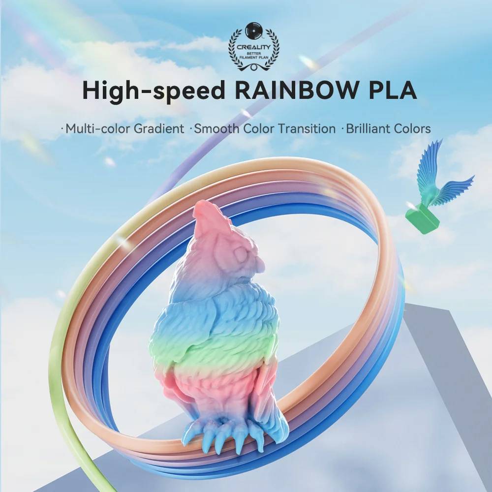 Creality PLA 1.75mm Rainbow SPRING LAKE 1kg CREALITY HYPER SERIE 3D FILAMENT-2