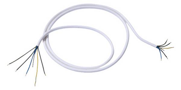 2m Bachmann 119.271, Herdleitung H05VV-F 5G2.50 2,0 m Weiss AEH/AEH