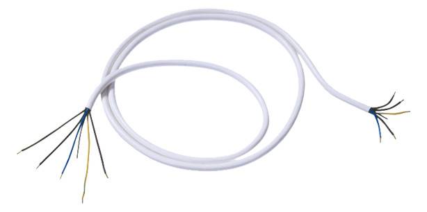 2m Bachmann 119.271, Herdleitung H05VV-F 5G2.50 2,0 m Weiss AEH/AEH-0