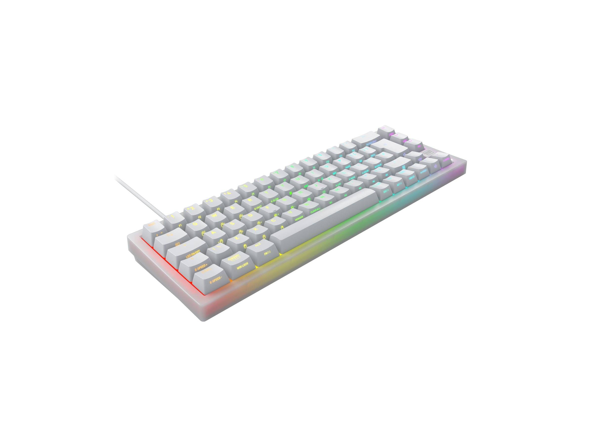 Cherry XTRFY K5V2 - Tastatur - 65% - compact - hintergrundbeleuchtet - QWERTY - USA - Tastenschalter-1