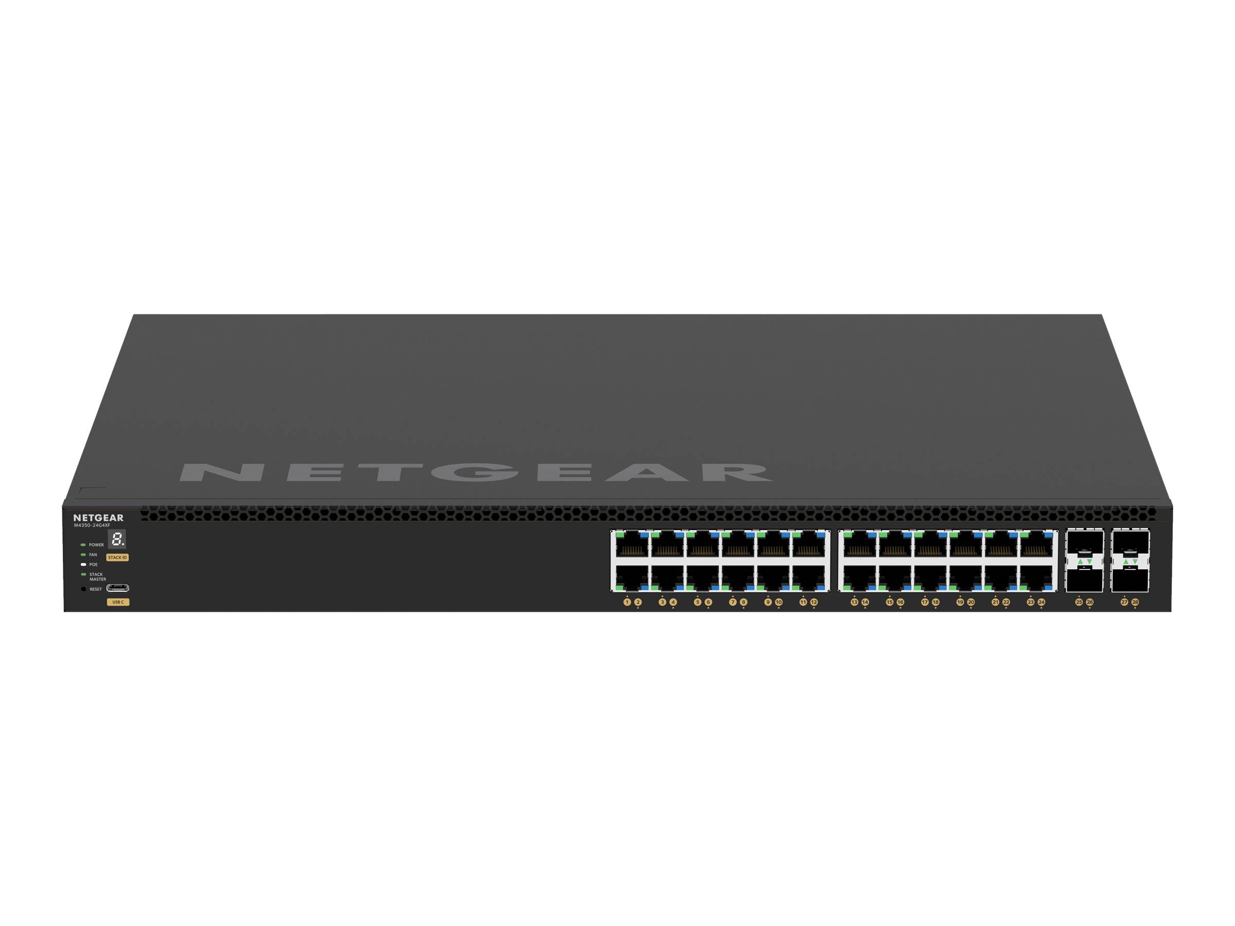 NETGEAR M4350 Series M4350-24G4XF - Switch - L3 - managed - 24 x 10/100/1000 (PoE+)-0