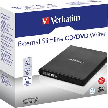 DVD Brenner USB 2.0 6x/8x/24x extern schwarz