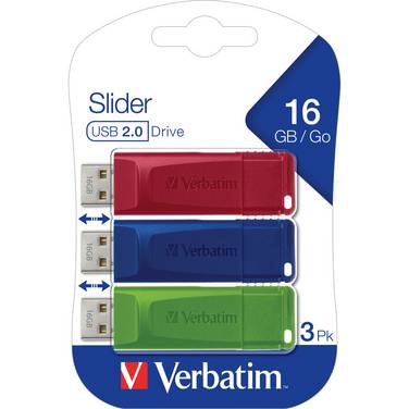 USB-Stick Slider 16GB 3St
