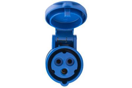 ABL CEE-Steckdose 3p 16A 6h 230V/bl IP44 D31S21 AP Schraubkl Kst-1