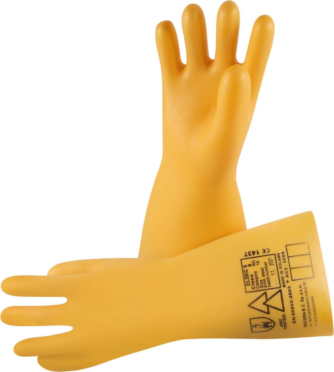 Elektroisolierhandschuhe,weich,flexibel,Größe 10,L 360mm-1