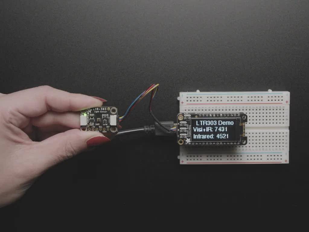 Adafruit LTR-303 Licht Sensor Qwiic, STEMMA QT Plattform-Evaluierung Erweiterungsboard 5610-0