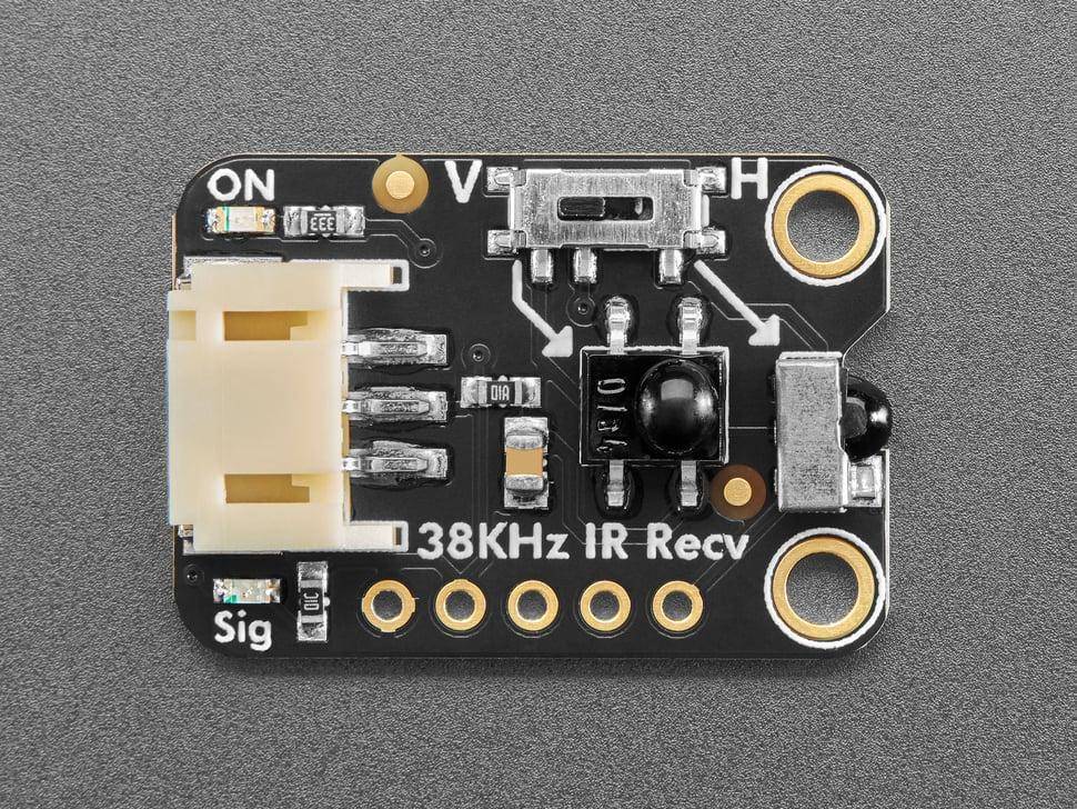 Adafruit FF026F90 Infrarot-Empfänger (IR) Sensor STEMMA Plattform-Evaluierung Erweiterungsboard 5-1