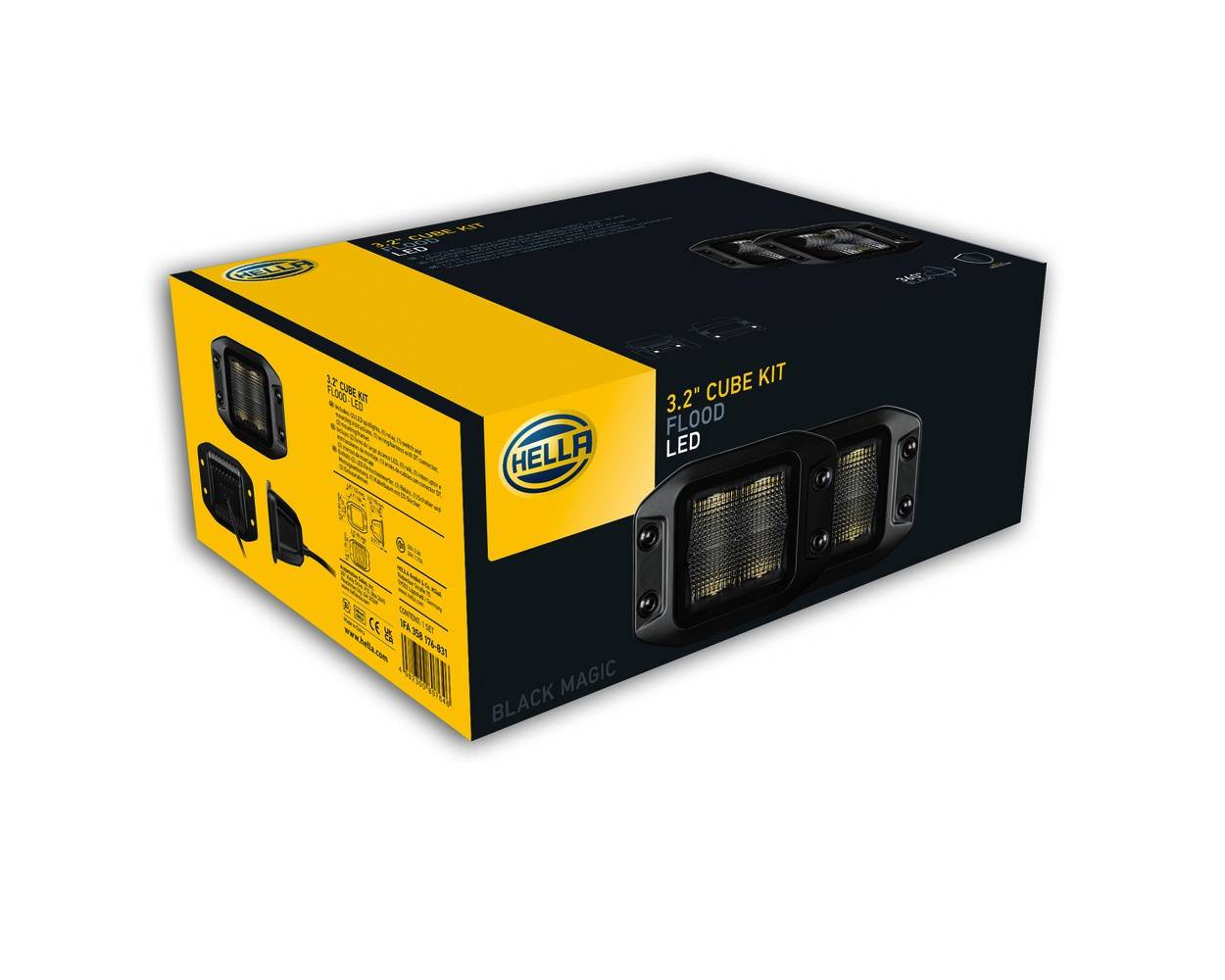 HELLA 1FA 358 176-831 LED Cube KIT 3.2, Spotausleuchtung-3