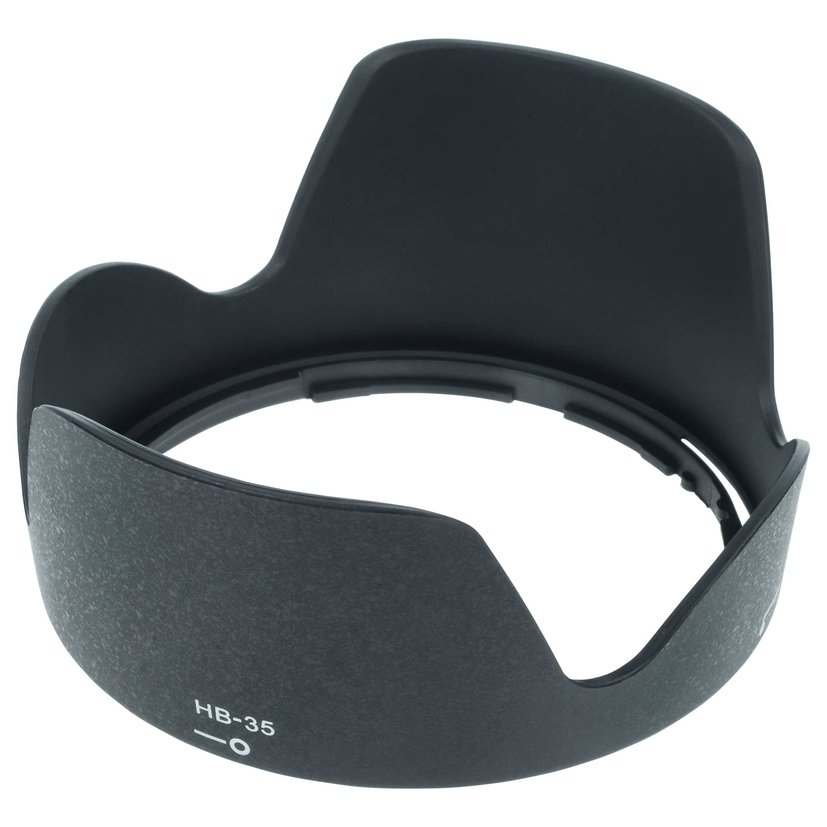 vhbw Gegenlichtblende Ersatz für Nikon HB-35 | für 72mm Objektiv - Schwarz, Kunststoff, tulpenförmig, 10 cm-0
