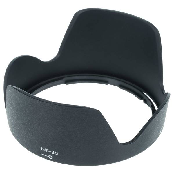 vhbw Gegenlichtblende Ersatz für Nikon HB-35 | für 72mm Objektiv - Schwarz, Kunststoff, tulpenförmig, 10 cm