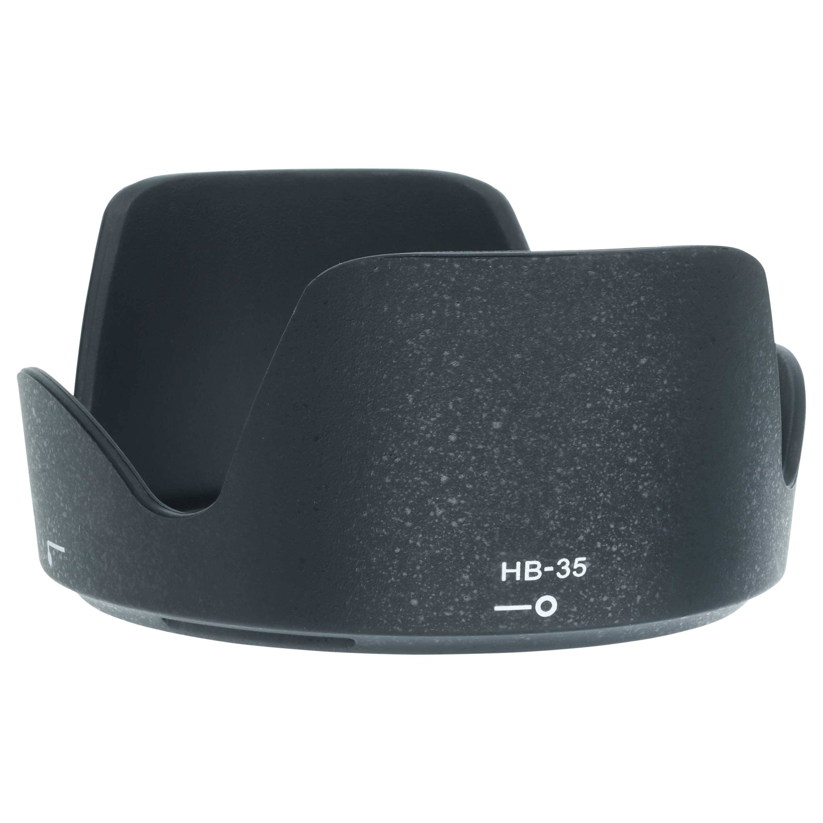 vhbw Gegenlichtblende Ersatz für Nikon HB-35 | für 72mm Objektiv - Schwarz, Kunststoff, tulpenförmig, 10 cm-1