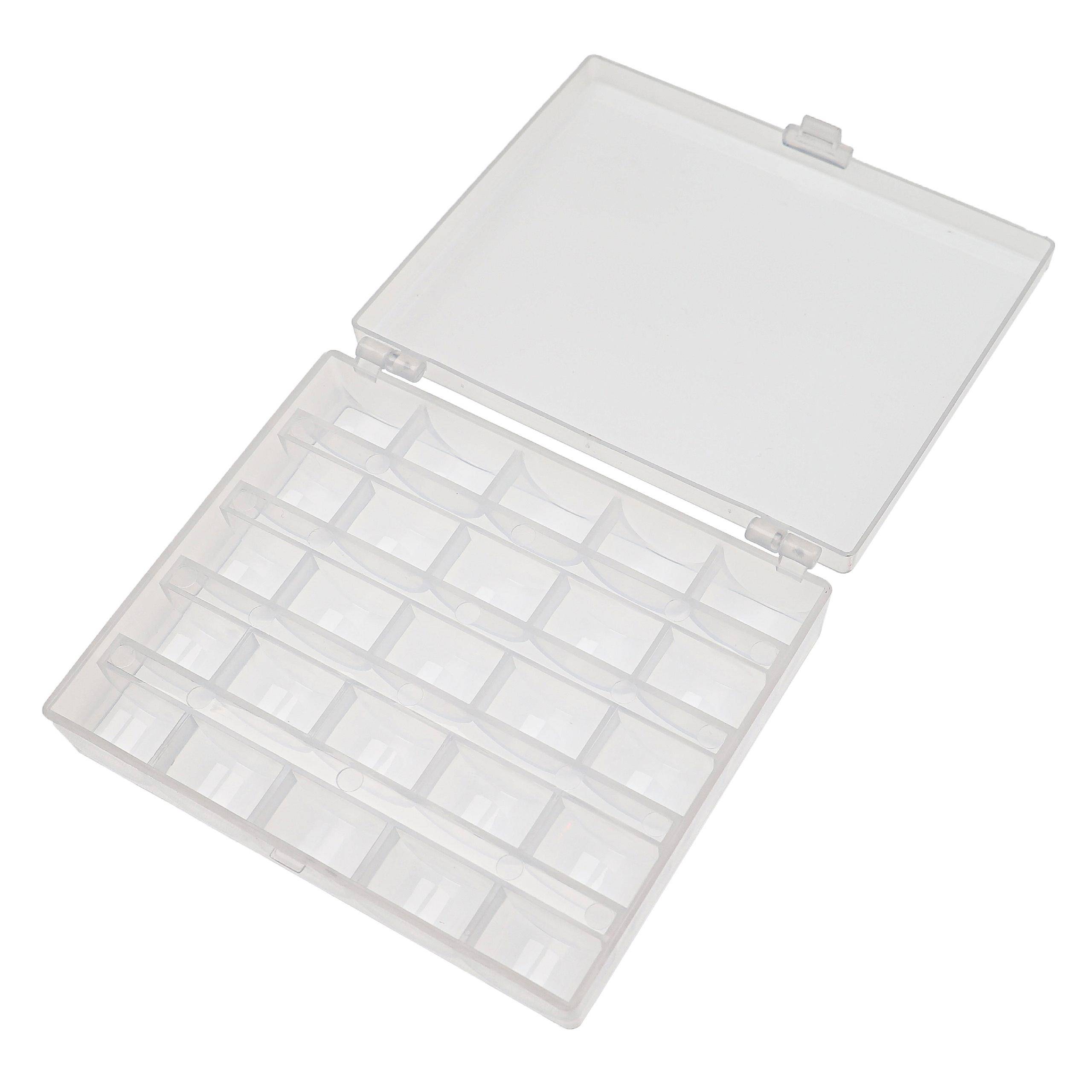 vhbw Aufbewahrungs-Box kompatibel mit W6 N1800 | N1615, N1261, N1235, N8000, N5000, N3300, N2000 Nähmaschinen-Spulen --2