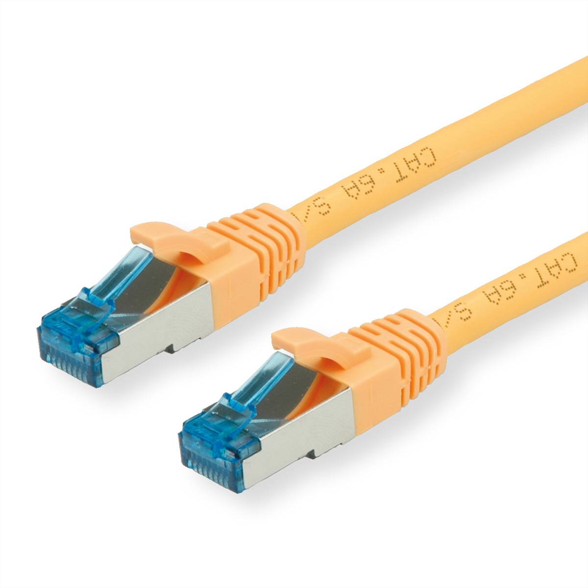 VALUE Patchkabel Cat.6A (Class EA) S/FTP (PiMF), LSOH, gelb, 0,15 m-0