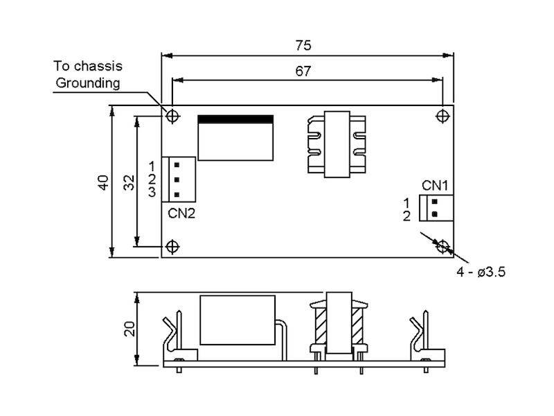 MEAN WELL PS-05-5 Schaltnetzteil 5 V/DC 1 A 5 W-2