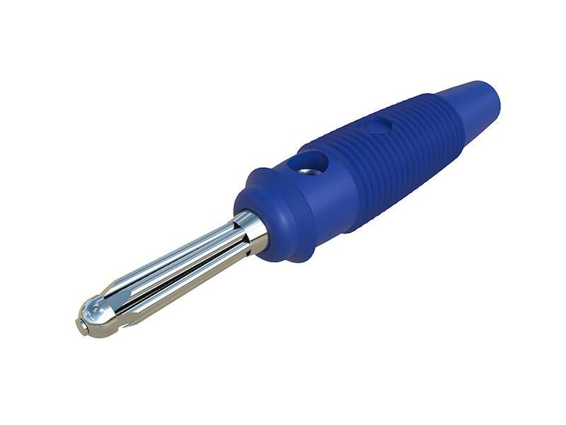 HIRSCHMANN Test & Measurement BÜLA 30 K Büschel-Stecker blau-0