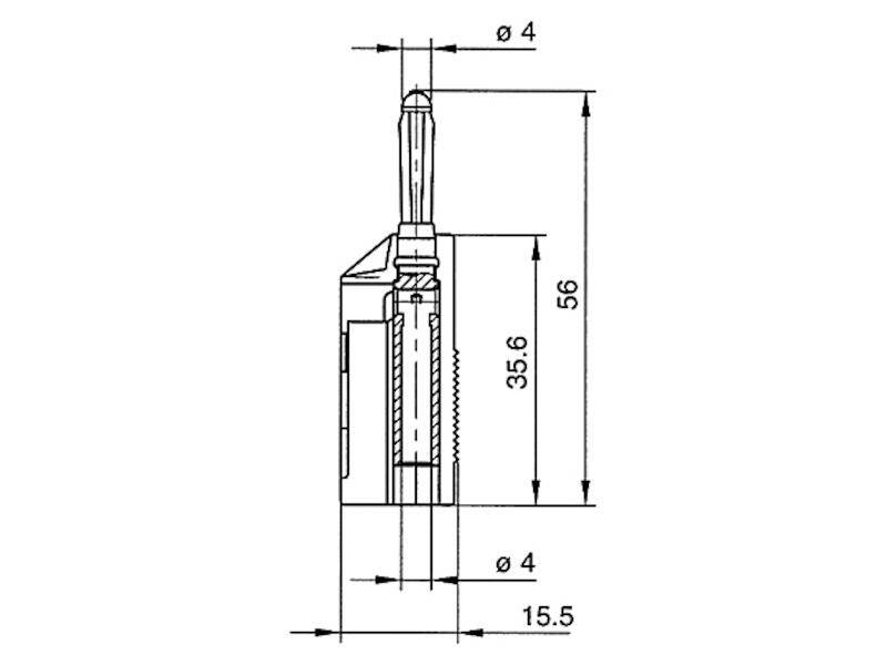 HIRSCHMANN Test & Measurement BSB 20 K Büschel-Stecker grün-1