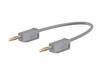 Stäubli LK205 Messleitung Lamellenstecker 2 mm Lamellenstecker 2 mm 15.00 cm Grau 1 St.