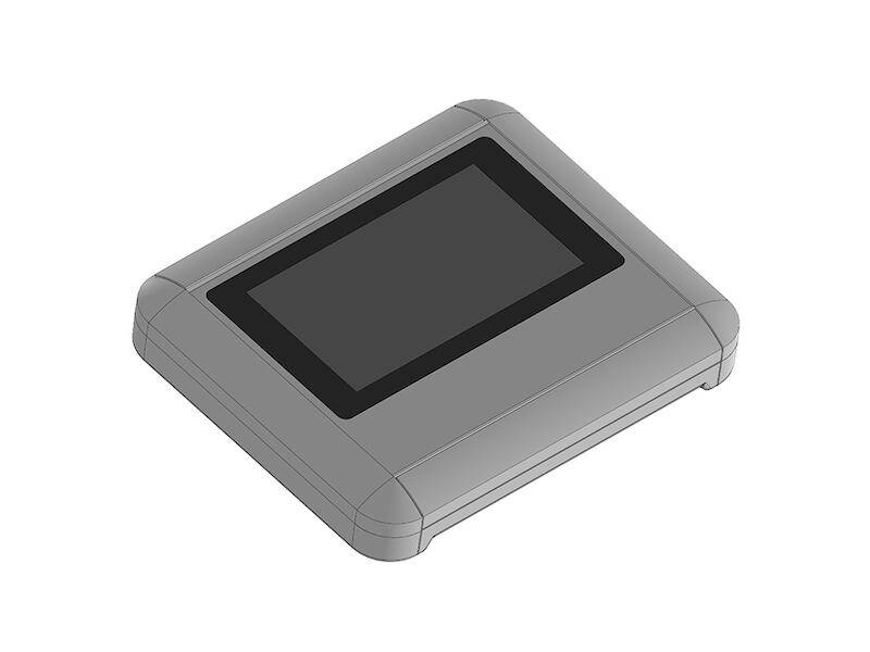 TEKO Gehäuse Handheld Tekwall 252,5 x 210 x 40 mm Kunststoff weiß mit Ausschnitt für 7" Displays-1
