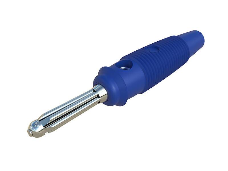 HIRSCHMANN Test & Measurement BÜLA 20 K Büschel-Stecker blau-0