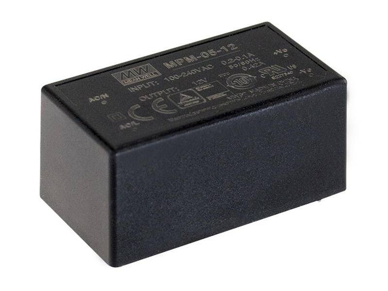 Mean Well Schaltnetzteil Serie MPM-05 medical 5 W 5 V 1 A Modul, geschlossen-0
