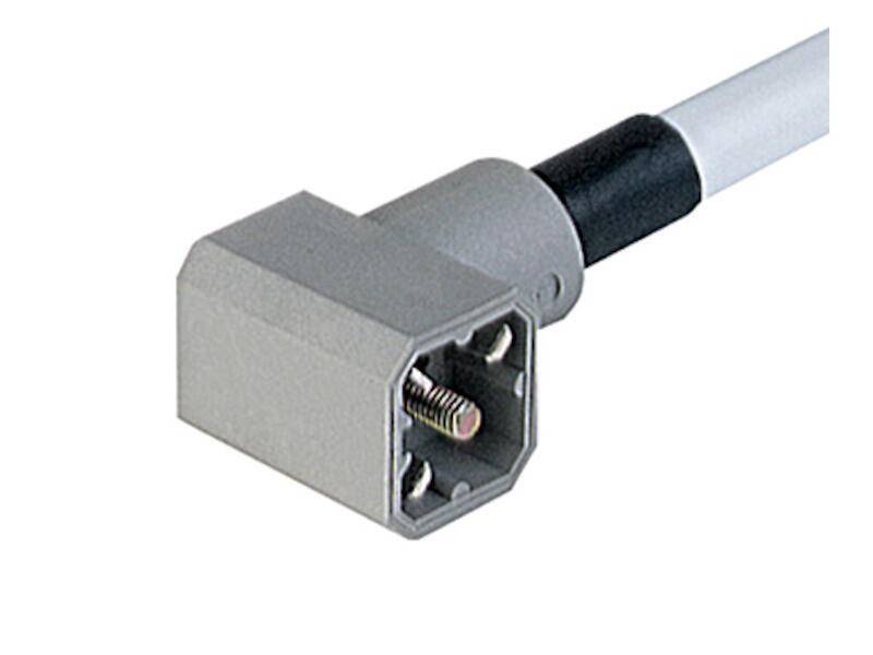 HIRSCHMANN Leitungsstecker mit angespritzter Leitung G 20 KW 3 M 1,5 m grau