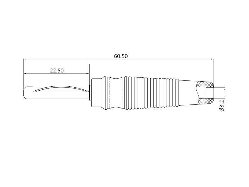 econ connect Bananen-Stecker 4 mm gelb mit Querloch-1