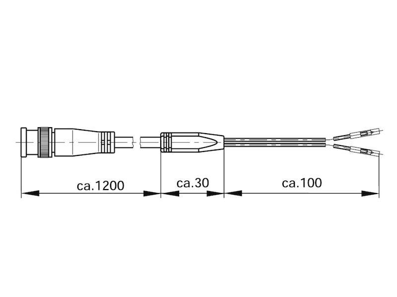 HIRSCHMANN Test & Measurement BNC - AL 0,64 Umspritzte Messleitung schwarz, BNC Stecker auf Buchse 0,64 mm, Länge 130 cm-1