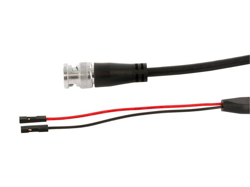 HIRSCHMANN Test & Measurement BNC - AL 0,64 Umspritzte Messleitung schwarz, BNC Stecker auf Buchse 0,64 mm, Länge 130 cm-0
