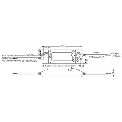 MEAN WELL HLN-60H-42A LED-Treiber, LED-Trafo Konstantspannung, Konstantstrom 60 W 1.45 A 25.2 - 42 V/DC dimmbar, PFC-Sch-2