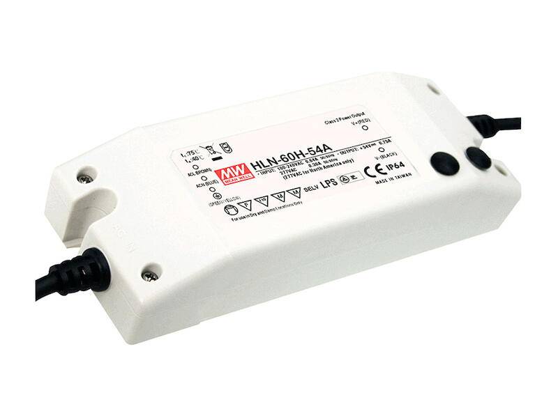 MEAN WELL HLN-60H-42A LED-Treiber, LED-Trafo Konstantspannung, Konstantstrom 60 W 1.45 A 25.2 - 42 V/DC dimmbar, PFC-Sch-0