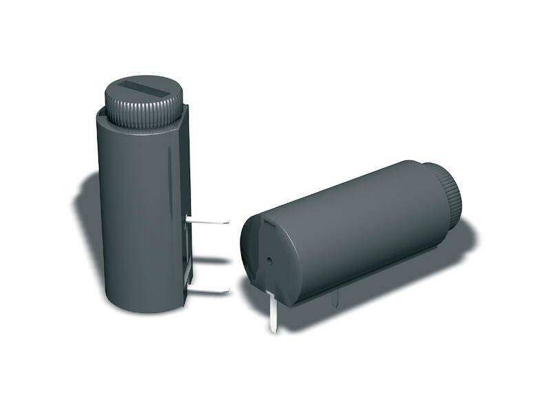 Sicherungshalter liegend geschlossen für Sicherungen 5 x 20 mm-0