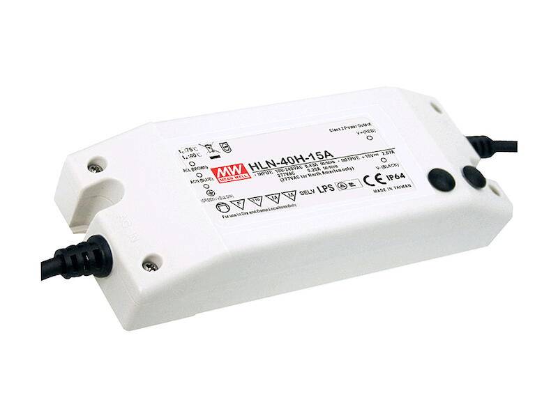 MEAN WELL HLN-40H-36A LED-Treiber, LED-Trafo Konstantspannung, Konstantstrom 40 W 1.12 A 21.6 - 36 V/DC dimmbar, PFC-Sch-0