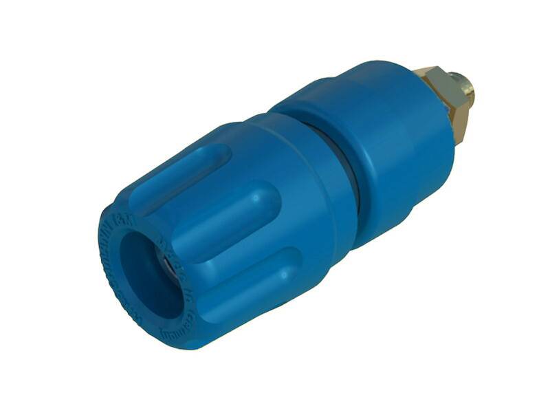 HIRSCHMANN Test & Measurement PKI 10 A Polklemme blau vergoldet-0
