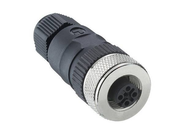 Lutronic 1240 03 T7CR M12-Kabelkupplung 3 polig SW 15