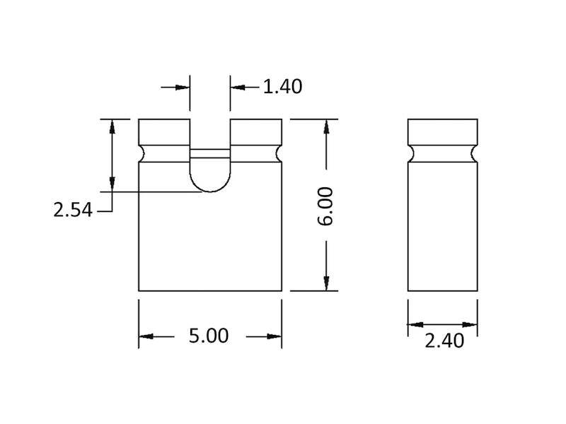 econ connect Shunt-Stecker rot offen Rastermaß 2,54 mm-1