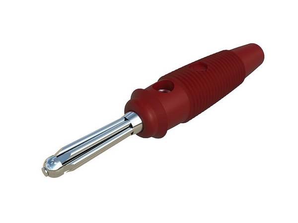 HIRSCHMANN Test & Measurement BÜLA 30 K Büschel-Stecker rot
