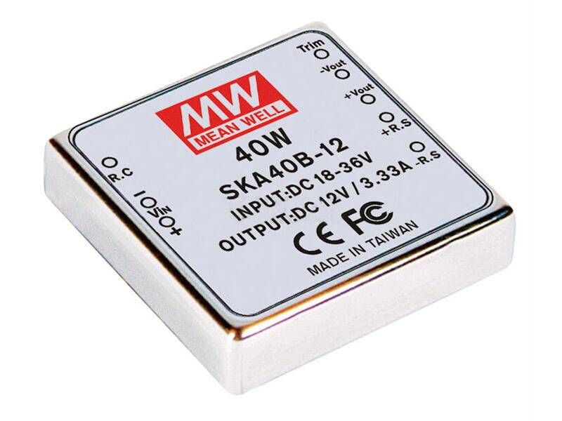 Mean Well DC/DC Wandler Serie SKA40 DIP2 12 V 3,33 A 40 W-0