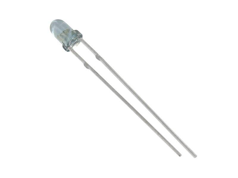 HuiYuan Opto-Electronic LED 3 mm Infrarot blau transparent 4-12 mW/sr 940 nm 30 °-0