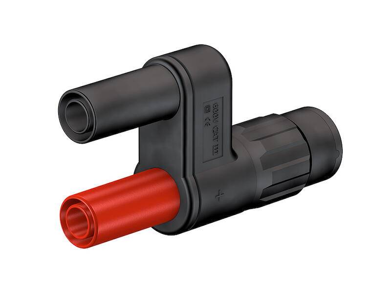 Stäubli XM-BB/4 Adapter 2 x isolierte 4 mm Buchse auf BNC-Stecker-0