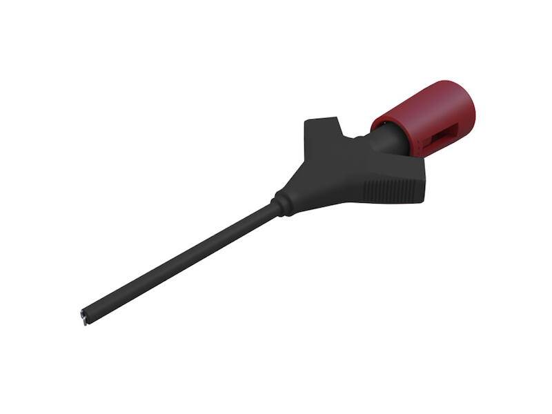 HIRSCHMANN Test & Measurement MICRO-KLEPS Miniatur-Klemmprüfspitze rot-0