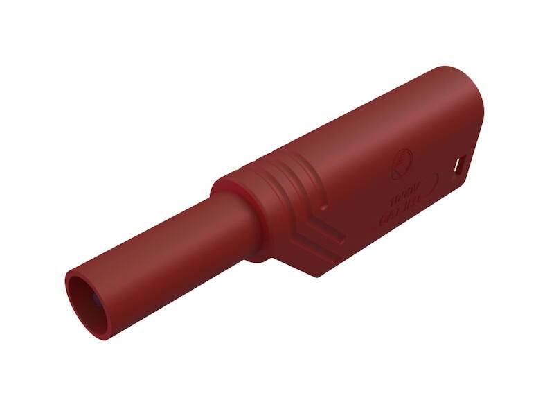 HIRSCHMANN Test & Measurement LAS S WS Au Turmstecker rot-0