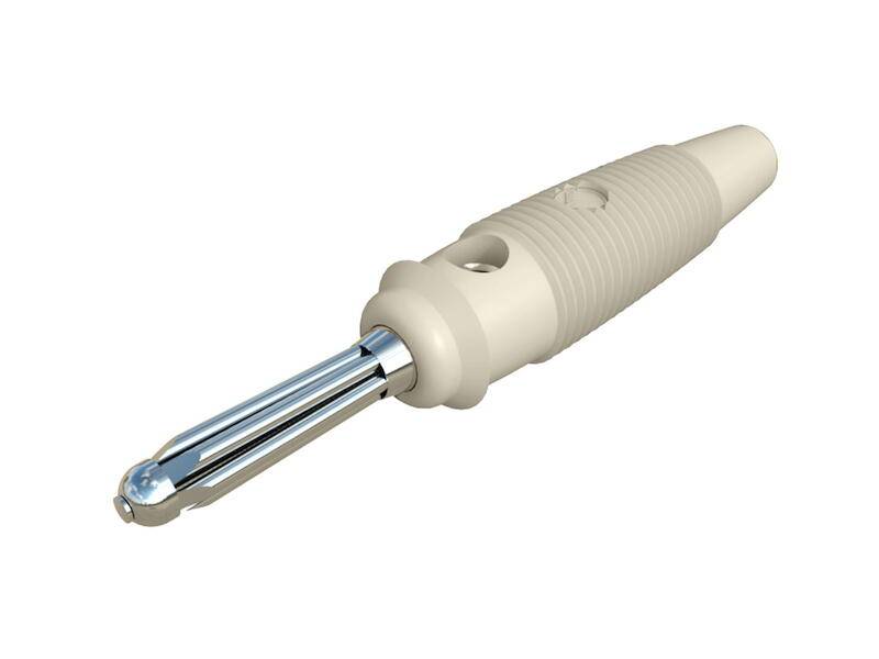 HIRSCHMANN Test & Measurement BÜLA 20 K Büschel-Stecker weiß-0